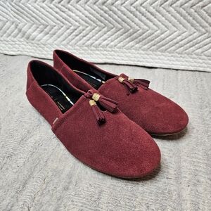 Toms Kelli Suede Loafers with Tassels